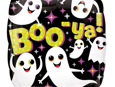 Boo-Ya Ghost Foil Balloon 18in For Discount