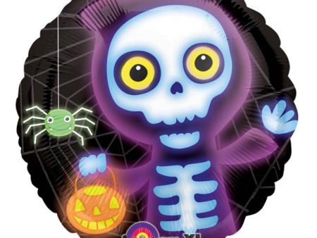 Boo Crew Skeleton Foil Balloon 18in Online Sale