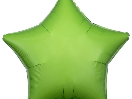 Kiwi Green Star  Decorator Foil Balloon 18in Supply