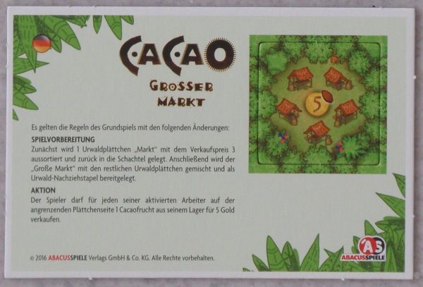 Cacao: Big Market (Import) Discount