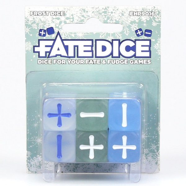 Fate Core Dice: Frost Dice Fashion