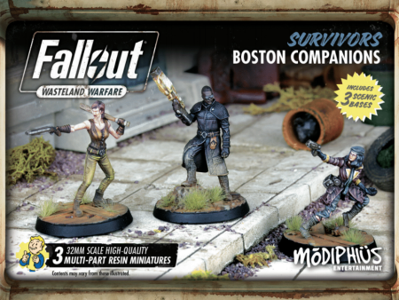 Fallout: Wasteland Warfare - Survivors: Boston Companions Hot on Sale