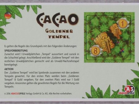 Cacao: Golden Temple (Import) For Cheap