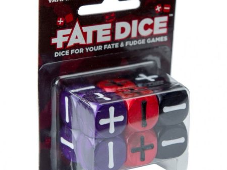 Fate Core Dice: Vampire Dice Fashion